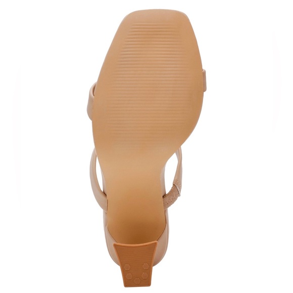 Women's Yorke Two-Band Square-Toe High-Heel Dress Sandals - Picture 5 of 5